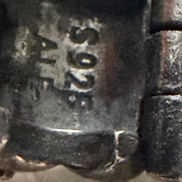 Authentic Pandora Silver And Gold Two Tone 14k Brown Fusion CZ Clip Charm - Picture 4 of 4